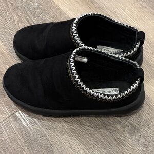 Black Slip-On Shoes
